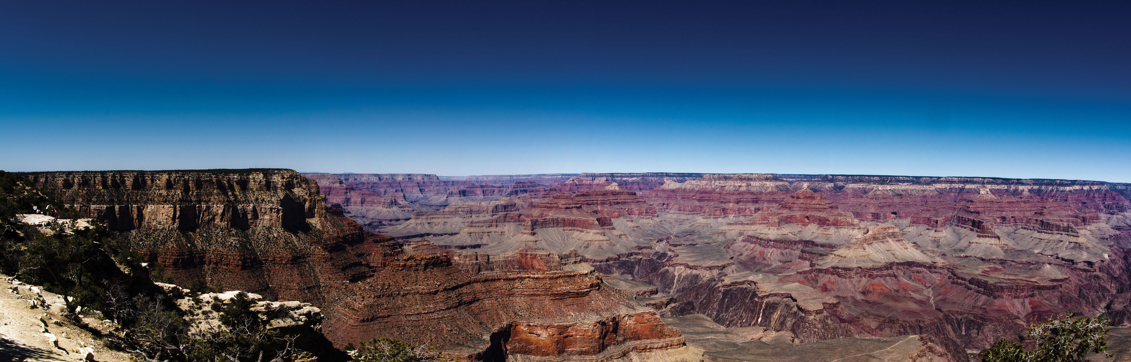 A panorama from the Grand Canyon National Park. Over five million visitors witness the Grand Canyon’s beauty every year. Photo by Lauren Prochelo, cc. 