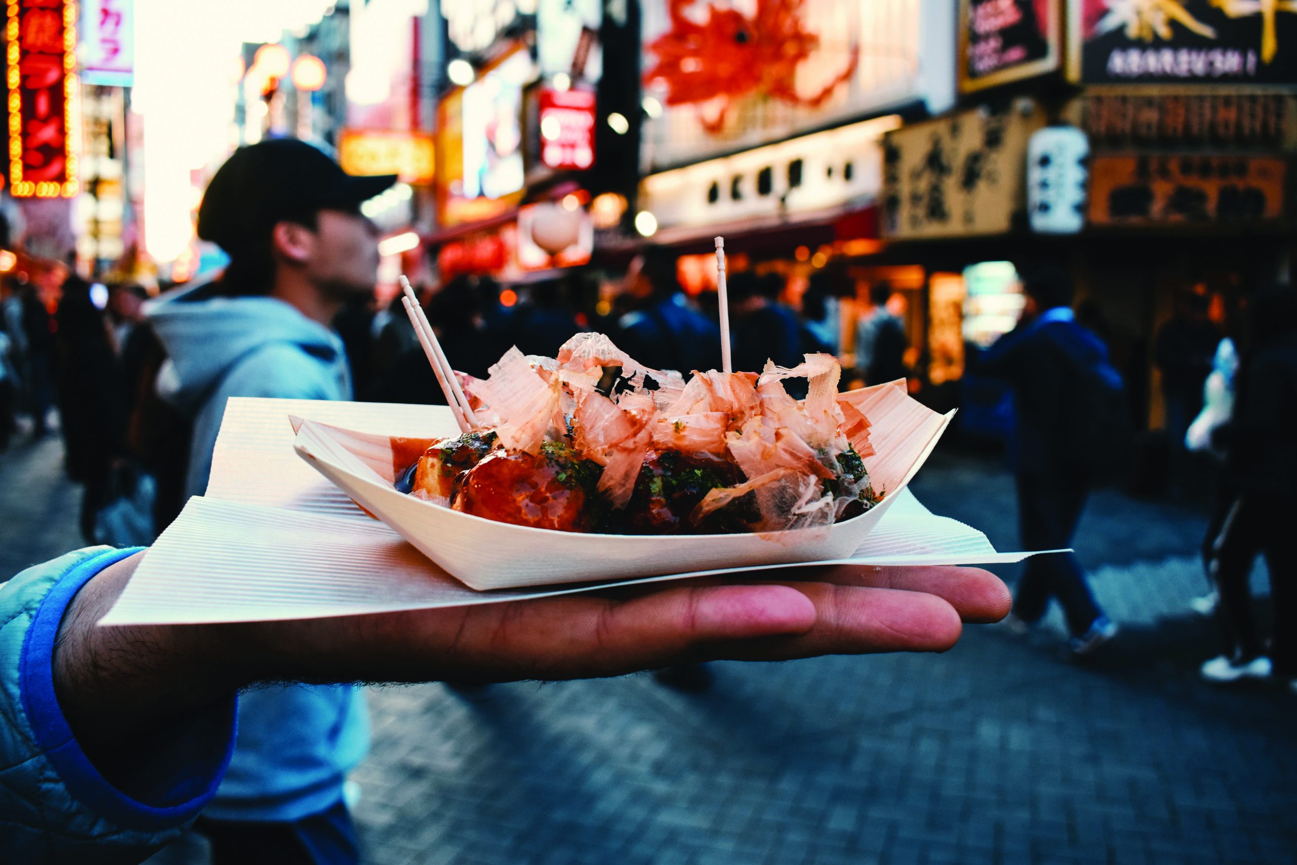 imagine of a street food